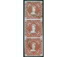 SG1. 1853 1d Rd-brown. Superb fine used strip of 3...