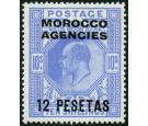 SG125. 1912 12p on 10/- Blue. Superb fresh mint...