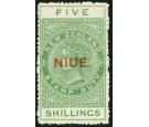 SG32. 1918 5/- Yellow-green. Superb fresh mint...