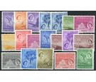 SG174-188. 1954 Set of 19. Brilliant fresh U/M mint...