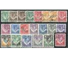 SG25-45. 1938 Set of 21. Superb fine used...