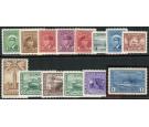 SG375-388. 1942 Set of 14. Brilliant fresh U/M mint...