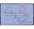 SG CC8 1846. Cover to Scotland. Exceptional...