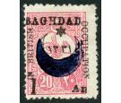 SG22. 1917 1a on 20pa Rose. Very fine fresh mint...