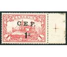 SG B10a. 1915 1s on 1m Carmine. "s" Inverted. Superb fresh mint.