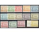 SG26B-39B. 1937 Set of 14. Brilliant fresh U/M mint...