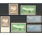 SG192-197. 1931 'AIR'. With and without wmk. U/M mint...