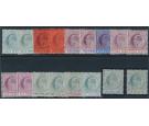 SG54-63. 1904 Set (plus chalky papers). All superb mint...