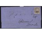 SG23. 1857 6d Reddish purple. Very choice cover...