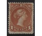 SG47. 1868 1c Red-brown. Superb fresh well centred...