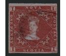 SG1. 1853 1d Red-brown. A brilliant fine used example with vibra