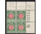 SG D26. 1925 1/2d Carmine and green. Brilliant fresh U/M...