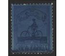 SG18var. 1900 1d Deep blue/blue 'Cracked Plate'. Very fine fresh