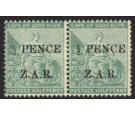 SG1. 1899 1/2d Green. Superb mint pair...