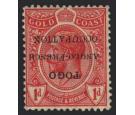 SG H35h. 1915 1d Red 'Overprint Inverted'. Superb fresh...