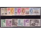 SG G26-G40. 1954 Set of 15. Post Office fresh U/M mint...