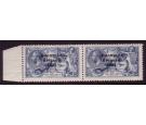 SG66var. 1922 10/- Dull grey-blue 'S' over 'E'. Extremely...