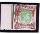 SG30. 1951 $5 Green and brown. Post Office fresh...