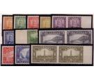 SG275ii-285ii. 1928 Set of eleven values in Post Office fresh ne