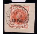 SG7. 1893 40pa on 1/2a Vermilion. Extremely fine...