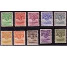 SG1-10. 1933 Set of 10. All choice mint...