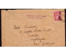 SG C3. 1923 Cover to Wellington, New Zealand bearing...