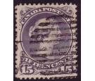 SG67. 1879 15c Clear Deep Violet. A gem quality used copy...