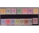 SG85-99. 1921 Set of 15. Superb mint...