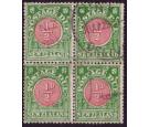 SG D26. 1925 1/2d Carmine and green 'Jones' chalky-paper'...