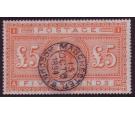 SG137. 1884 £5 Orange. A wonderfully fresh...