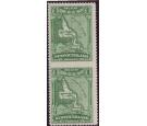 SG179b. 1929 1c Green, vertical pair 'Imperforate between'. U/M 