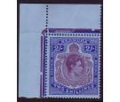 SG116db. 1943 2/- Purple and deep blue 'Shading Omitted from Top