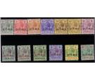 SG89s-101s. 1913 Set of 10. 'SPECIMEN'...