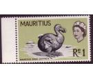 SG328a. 1965 1r Dodo 'Pale orange omitted'. Post Office fresh ne