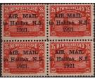 SG148(2),148a,148f. 1921 35c Red. A choice mint block of 4...