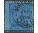 SG18. 1900 1d Deep blue/blue. Very fine used with great colour..