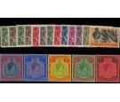 SG130-143. 1938 Set of 18. Superb fresh U/M mint...