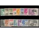 SG G26-G40 1954 Set of 15. Brilliant fresh U/M mint...