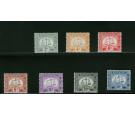 SG D6a-D12. 1938 Postage Due set. All brilliant fresh unmounted