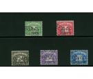 SG ED6-ED10. 1942 Eritrea. Full set of 5. Brilliant fine used...