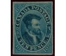 SG15a. 1855 10d Bright blue 'Major Re-Entry'. A gem quality...