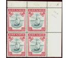 SG163a. 1938 (Colonial Release) 10/- Steel blue and carmine (nar