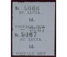 SG D1e/D1h. 1930 Postage Due 1d black. Vertical pair...