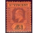 SG93. 1911 £1 Purple and black. Extremely fine mint...