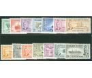 SG172-185. 1952 A choice set of 14. Brilliant U/M mint...