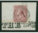 SG17. 1857 1/2d Deep rose. A superb fine used...