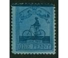 SG18 Variety. 1900 1d Deep blue/blue. Brilliant fresh mint examp