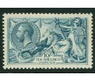 SG417. 1913 10/- Dull grey-blue. A superb fresh well...