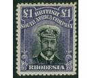 SG243. 1913 £1 Black and violet. Superb fresh mint...