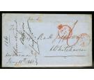 SG CC1. 1861 (15 January). A very neat envelope to Whitehaven...